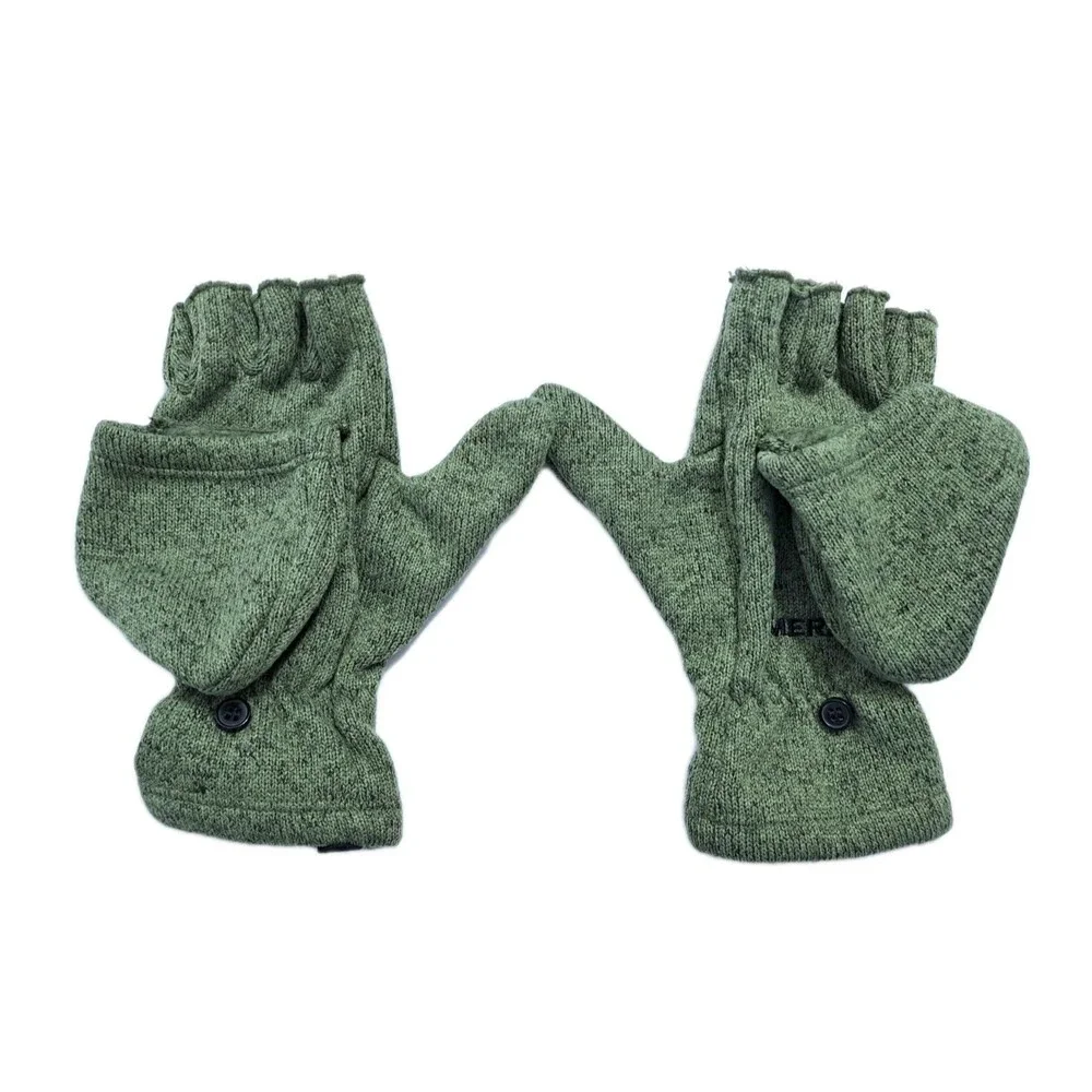 Merrell Convertible Mittens Gloves Flip Mitt Green Unisex Size XS Extra Small